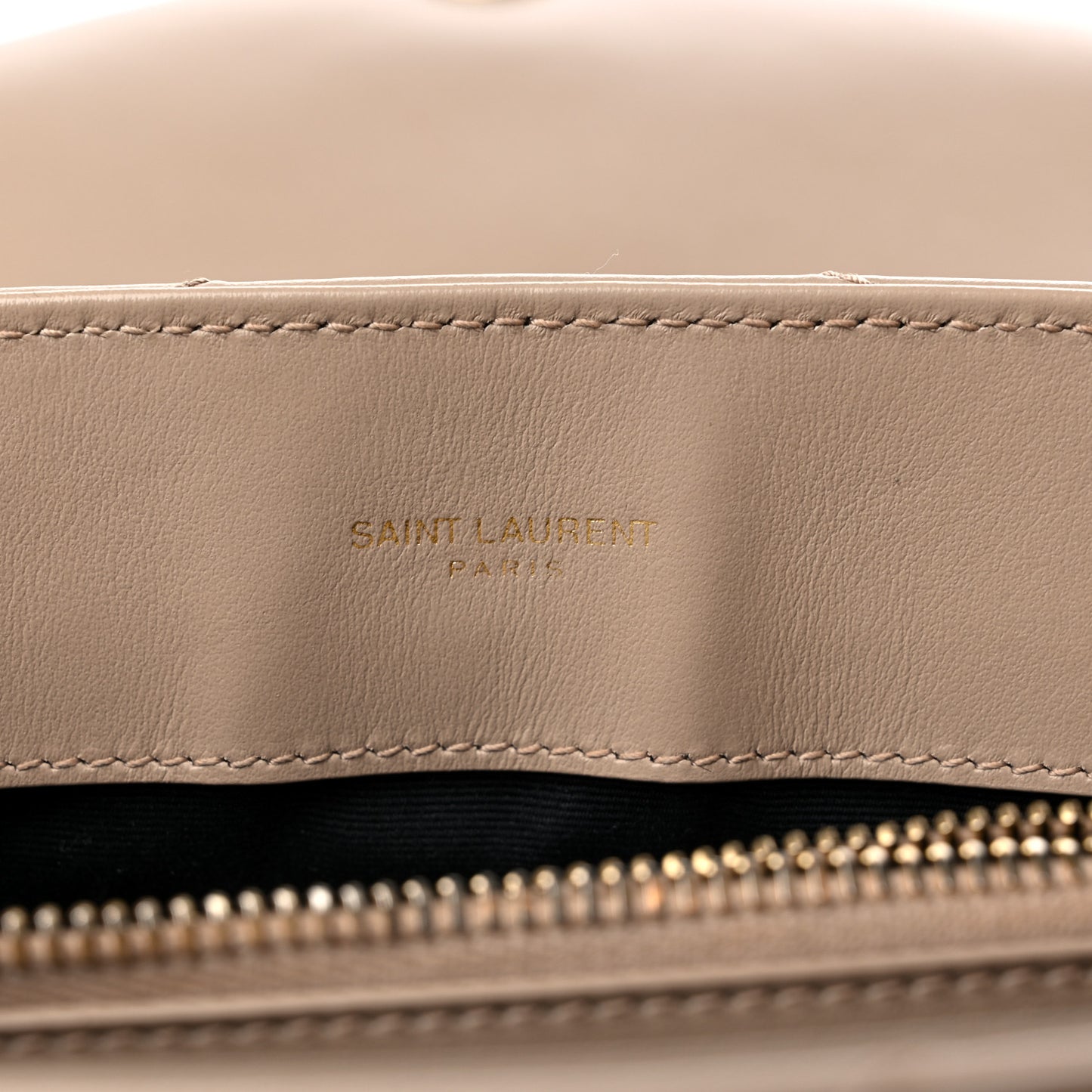 Calfskin Y Quilted Monogram Medium Loulou Chain Satchel Dark Beige