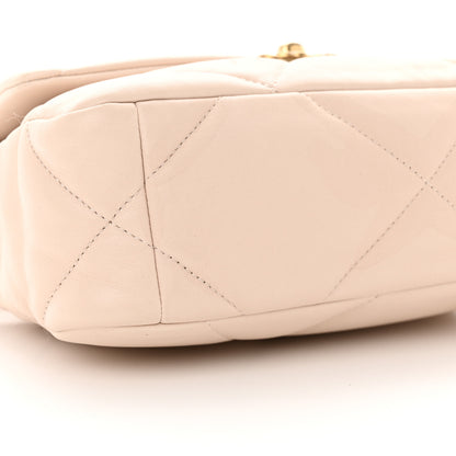 Chanel Lambskin Quilted Medium Chanel 19 Flap Beige 9 of 10