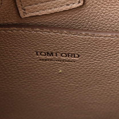 Tom Ford Grained Calfskin Small Padlock Top Handle Beige 5 of 8