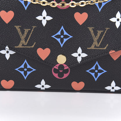 Louis Vuitton Game On Felicie Chain Wallet Black 10 of 10