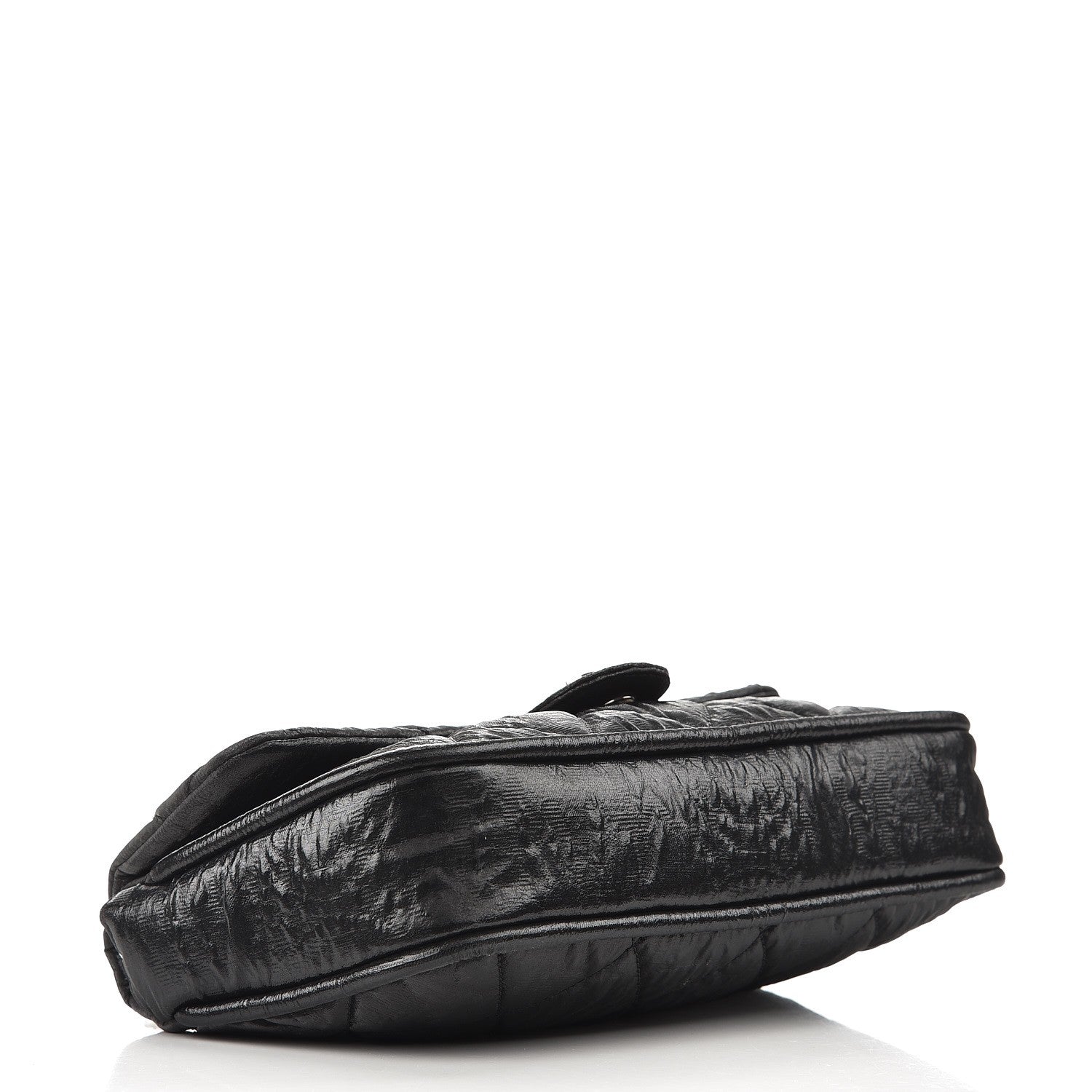 Chanel Coated Canvas Quilted Le Marais Flap Black 4 of 8