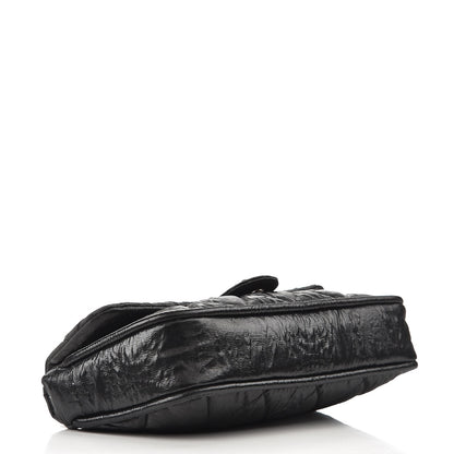 Chanel Coated Canvas Quilted Le Marais Flap Black 4 of 8
