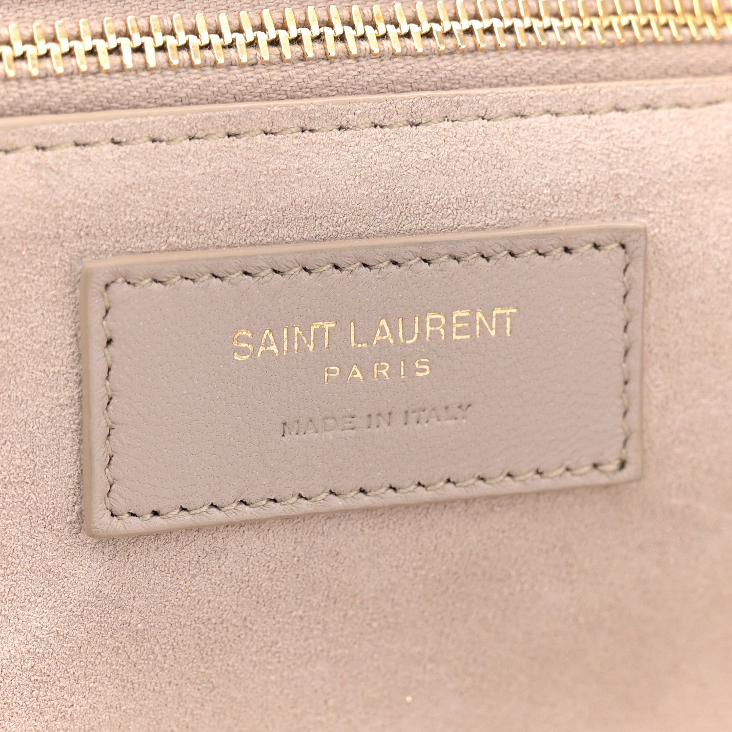 Saint Laurent Grained Deerskin Bea Tote Blanc Vintage 6 of 11