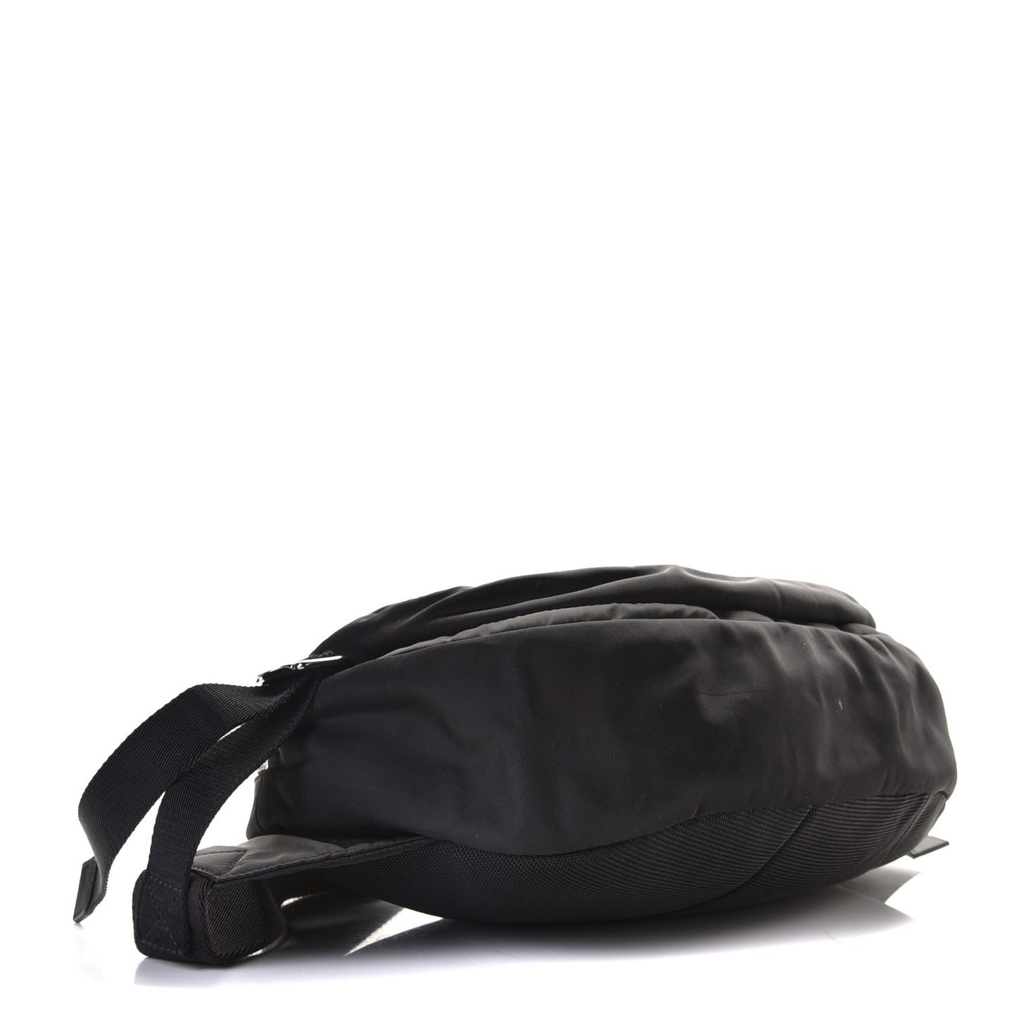 Econyl Logo Print Bum Bag Black