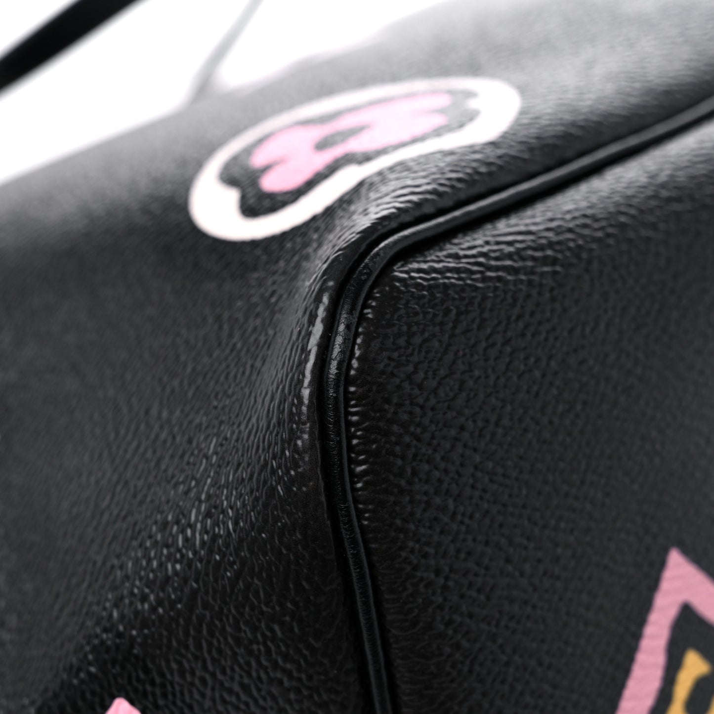 Monogram Giant Wild At Heart Neverfull MM Black