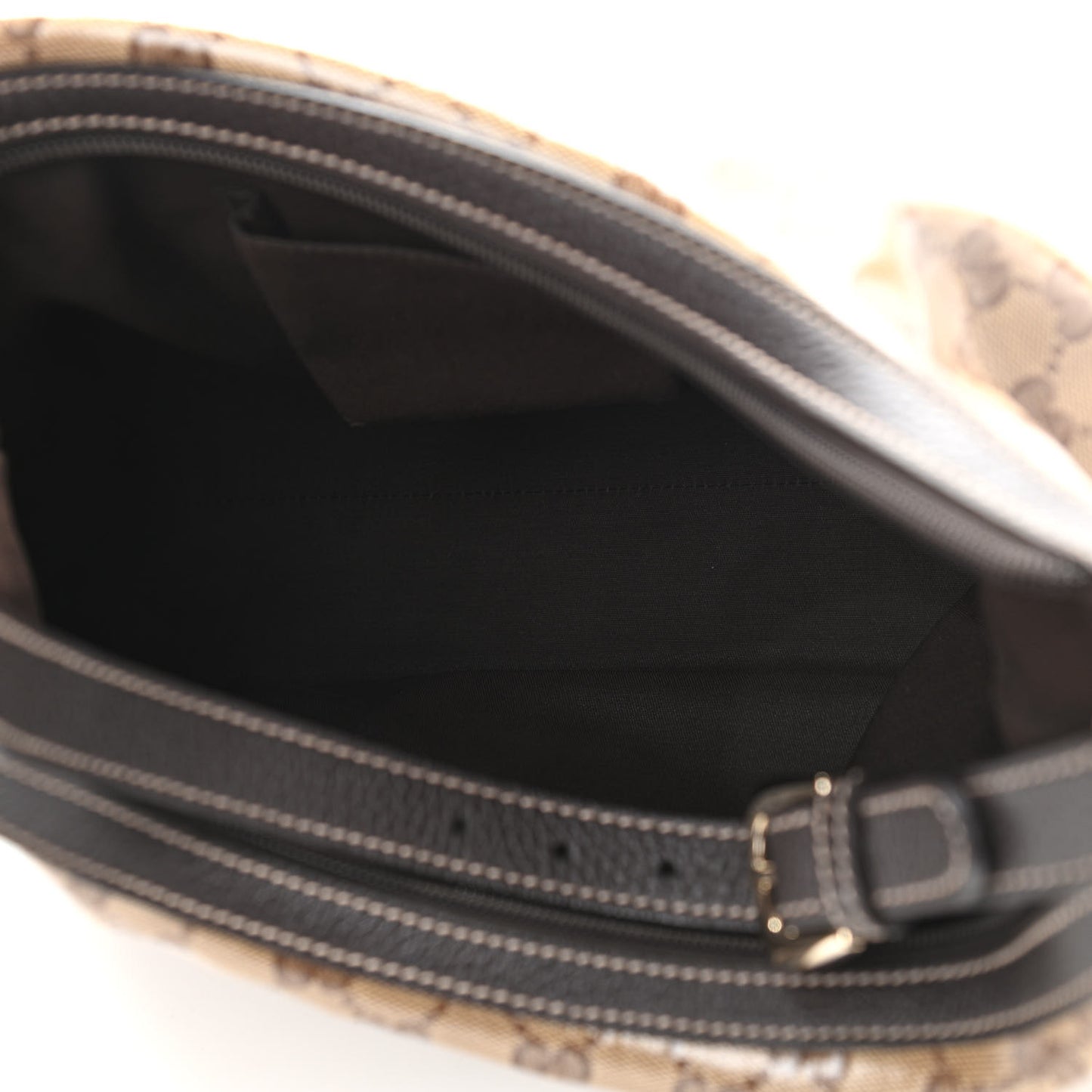 Crystal Monogram Hobo Dark Brown