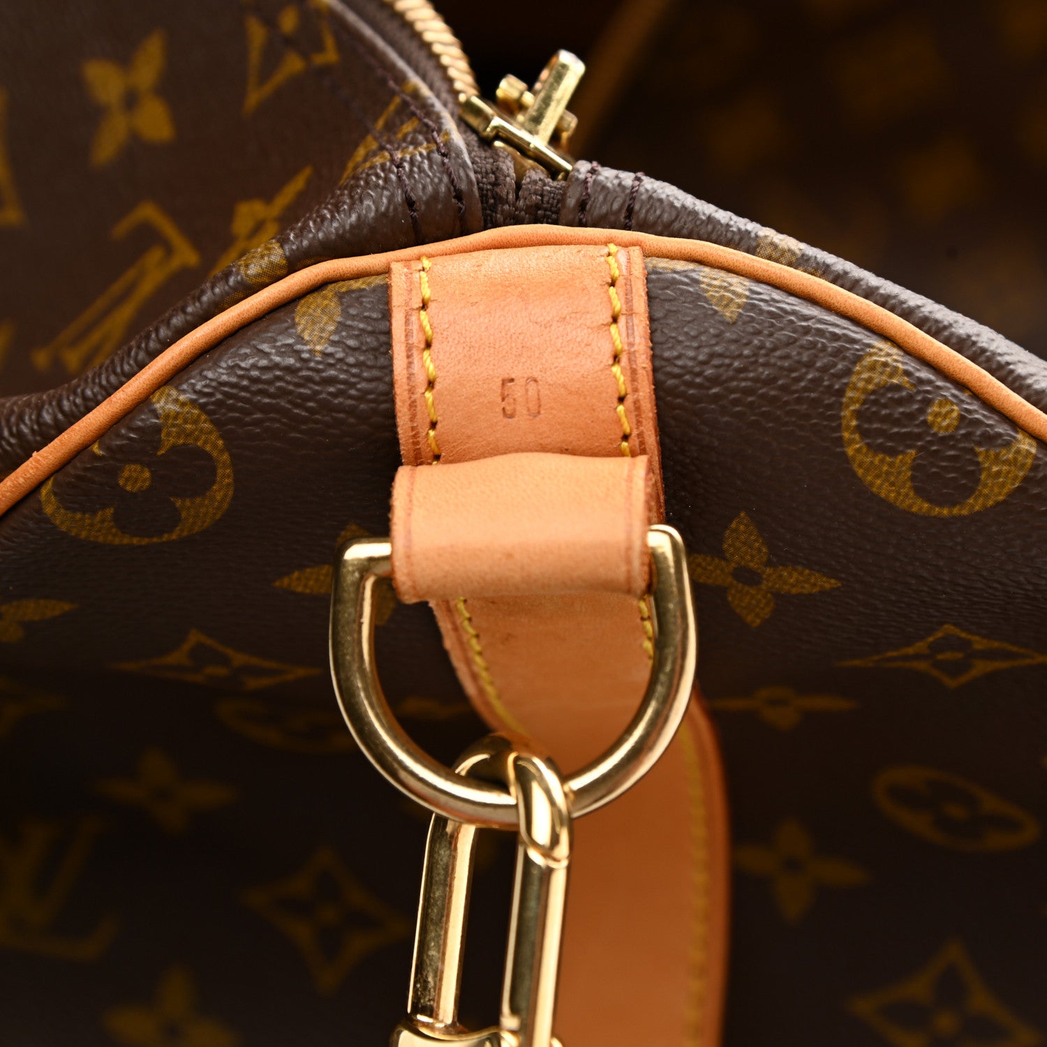 Louis Vuitton Monogram Keepall Bandouliere 50 9 of 14
