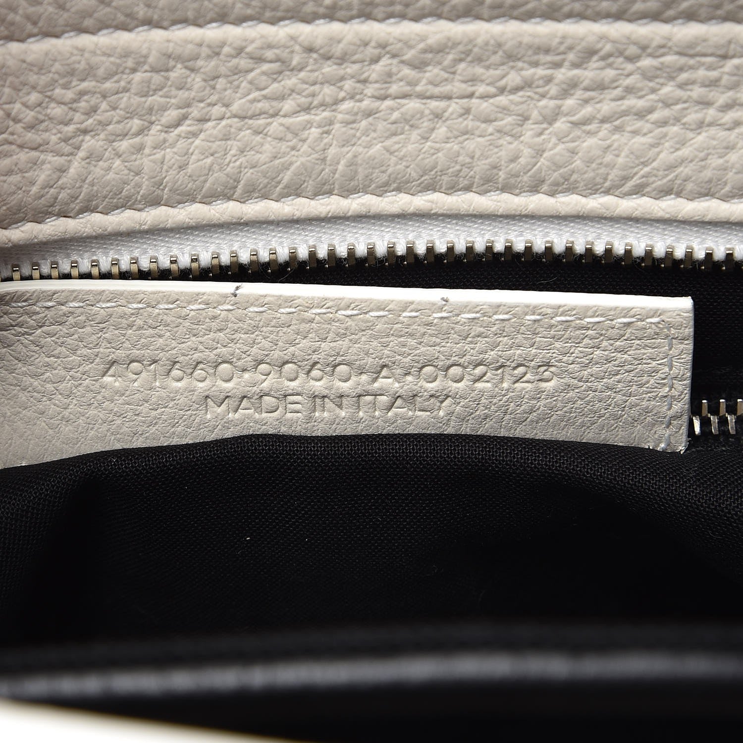 Balenciaga Calfskin Logo Small Shopping Tote White 7 of 7