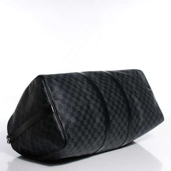 Damier Graphite Keepall Bandouliere 55