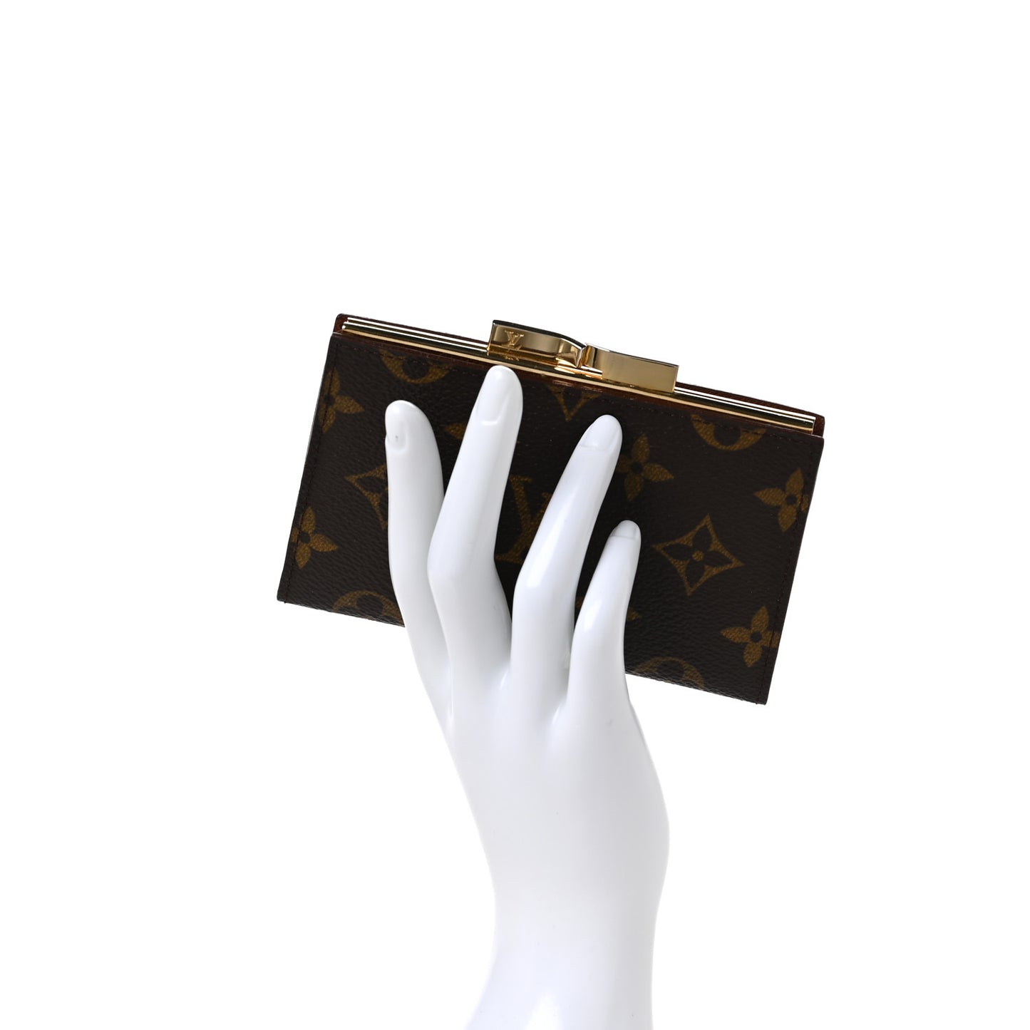 Monogram French Kiss Lock Coin Purse
