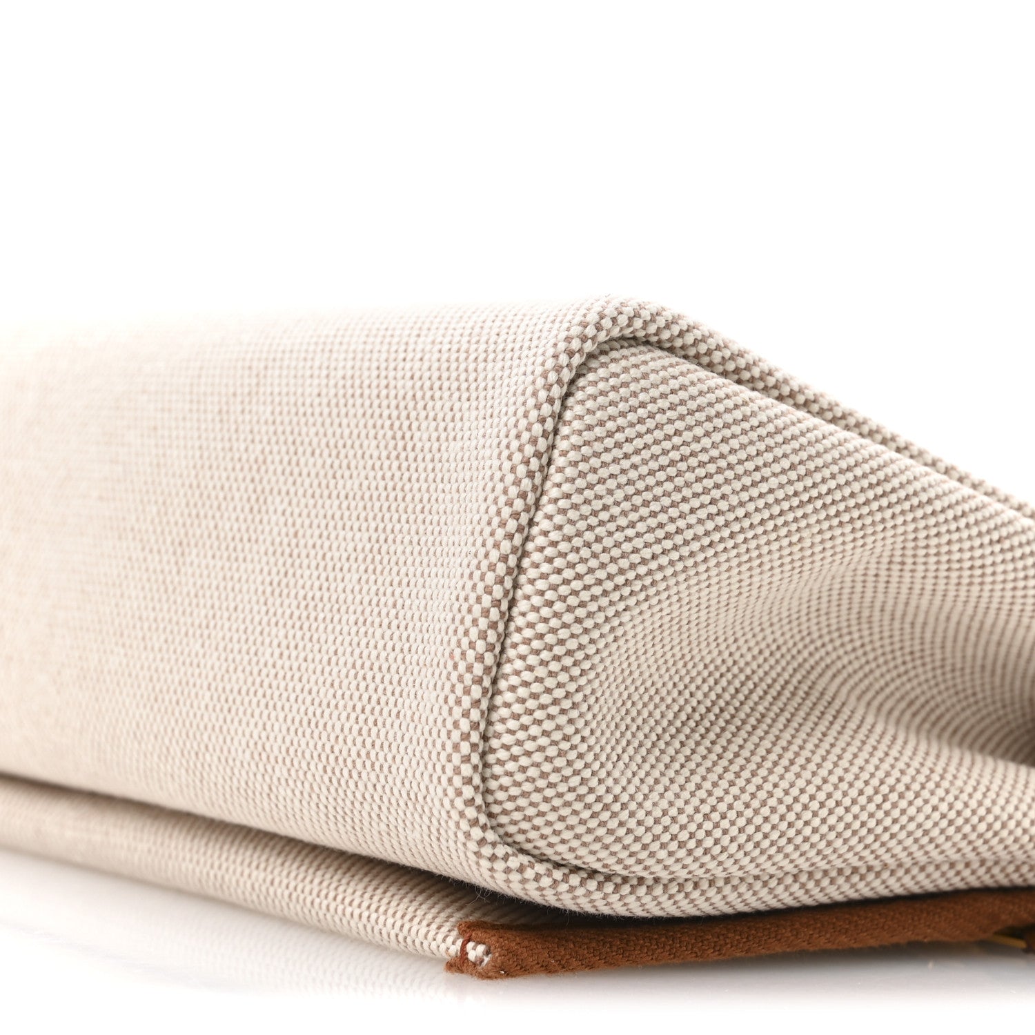 Hermes Military Toile Vache Hunter Herbag Zip Retourne 20 Ecru Beige Fauve 10 of 11