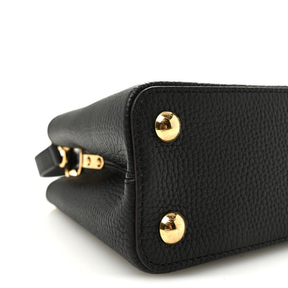Louis Vuitton Taurillon Capucines BB Black 8 of 9