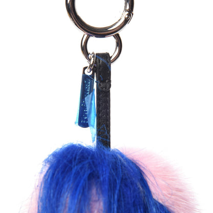Fendi Mink Fur Crystal Fendirumi Piro-Chan Monster Bag Bug Charm Marshmallow 3 of 4