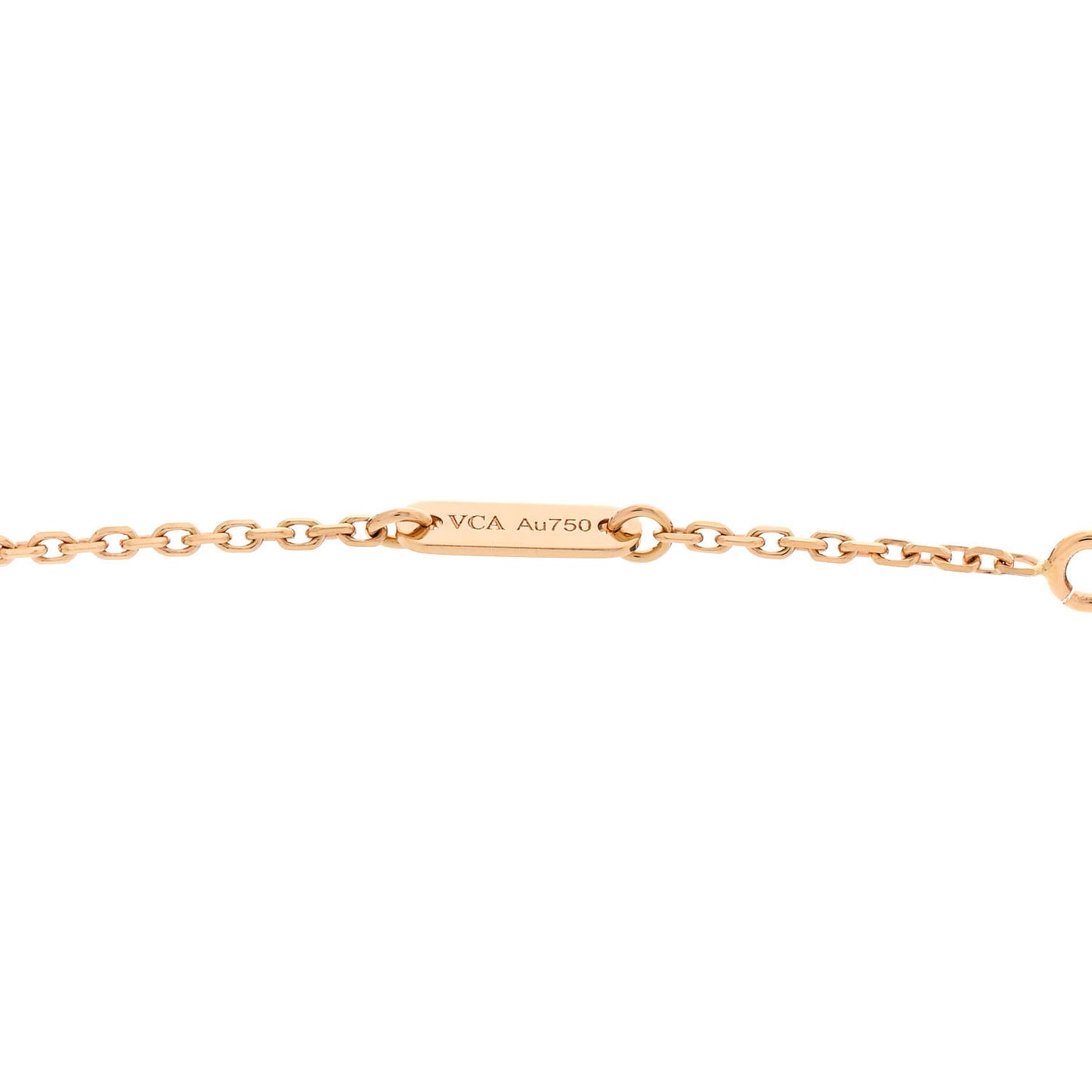 18K Rose Gold Sweet Alhambra Pendant Necklace