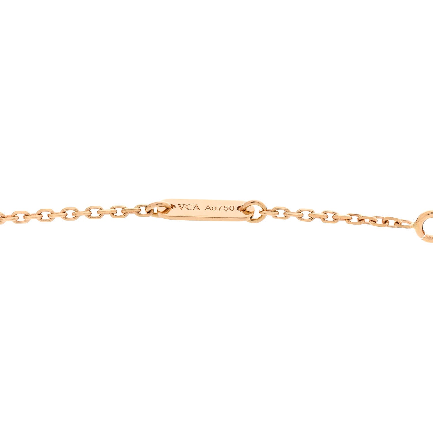 Van Cleef & Arpels 18K Rose Gold Sweet Alhambra Pendant Necklace 4 of 5