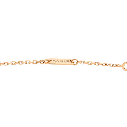 Van Cleef & Arpels 18K Rose Gold Sweet Alhambra Pendant Necklace 4 of 5