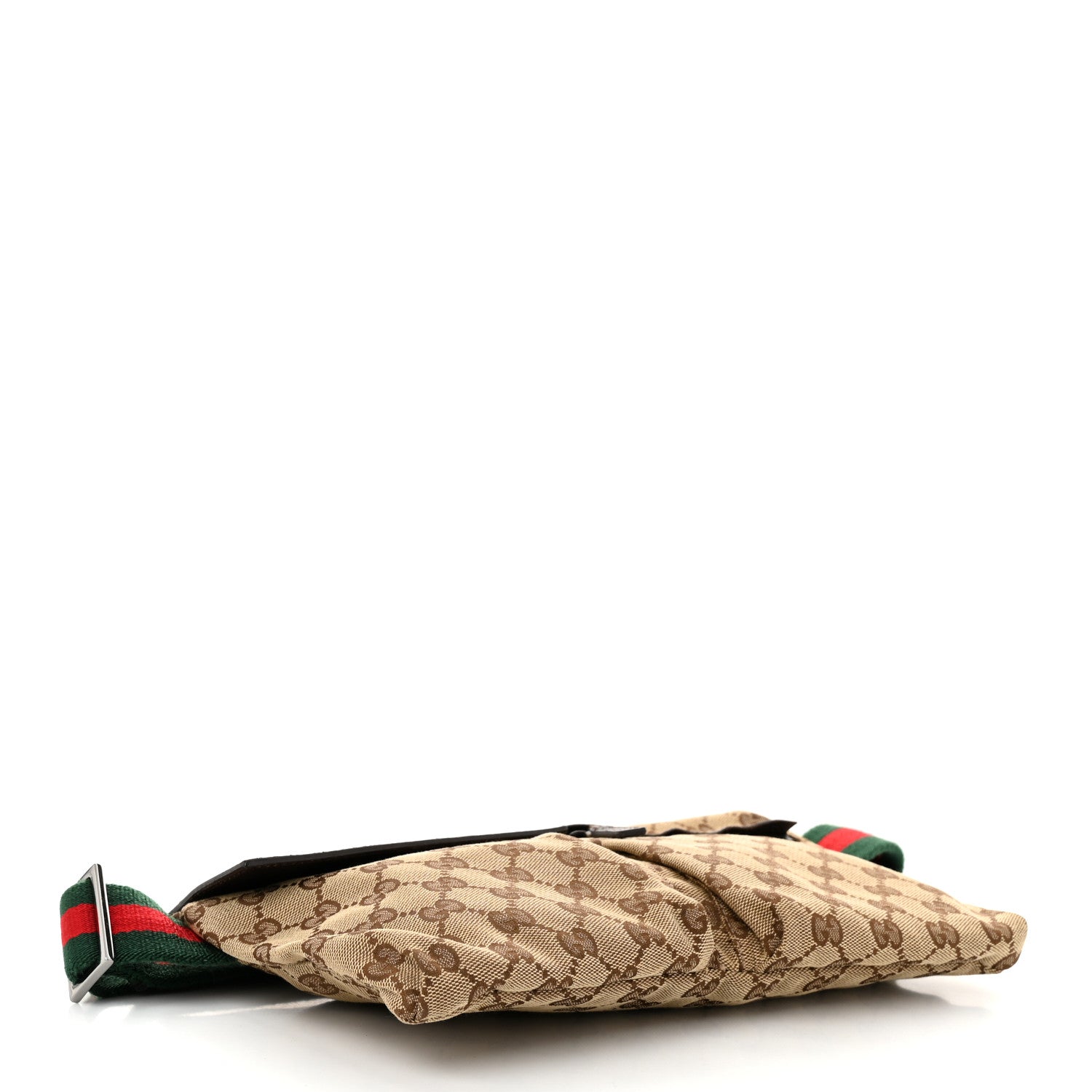 Gucci Monogram Web Belt Bag Dark Brown 4 of 14