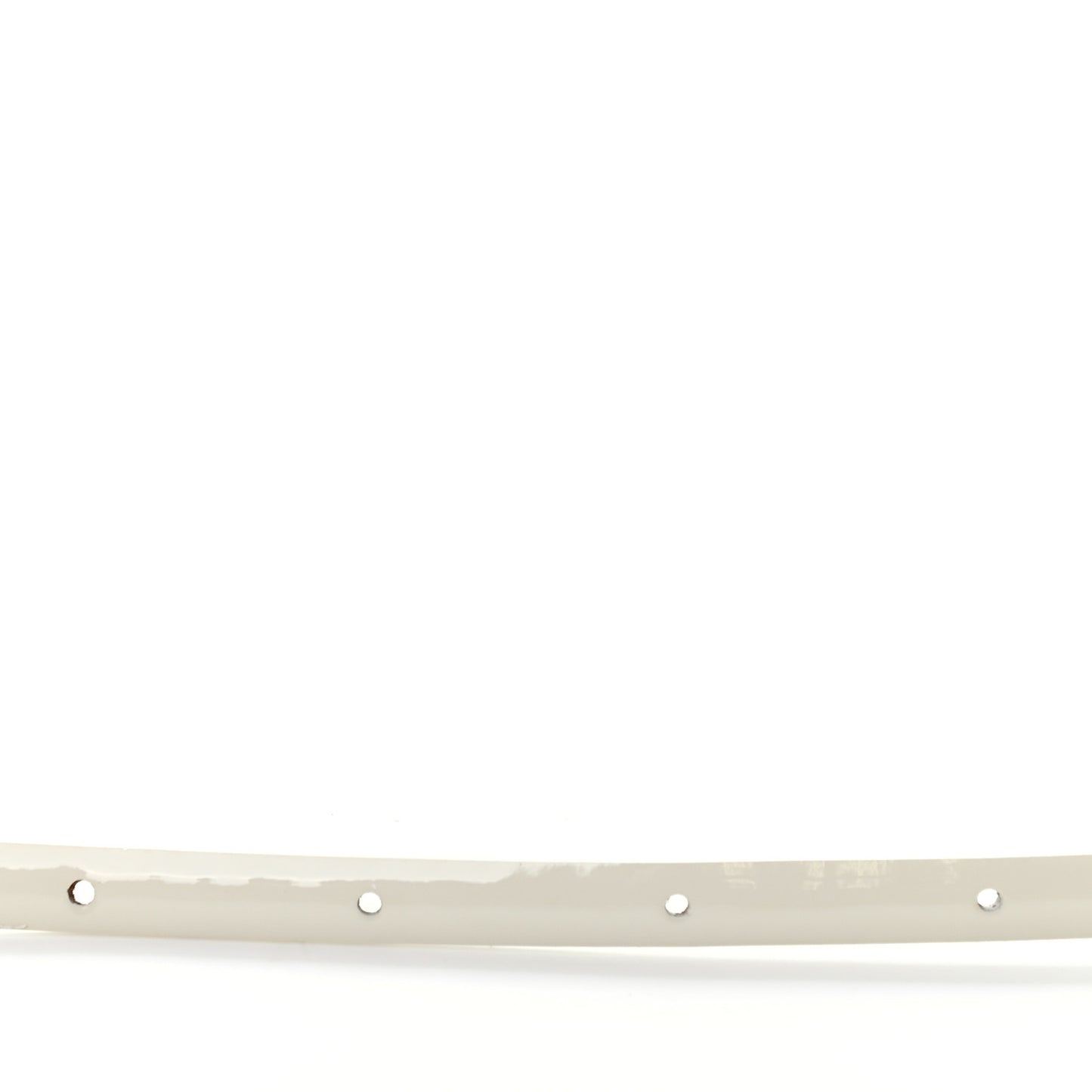 Patent Calfskin CC Logo Skinny Belt 80 32 White