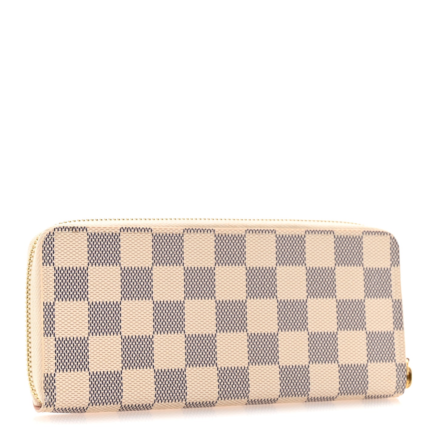 Damier Azur Clemence Wallet Rose Ballerine