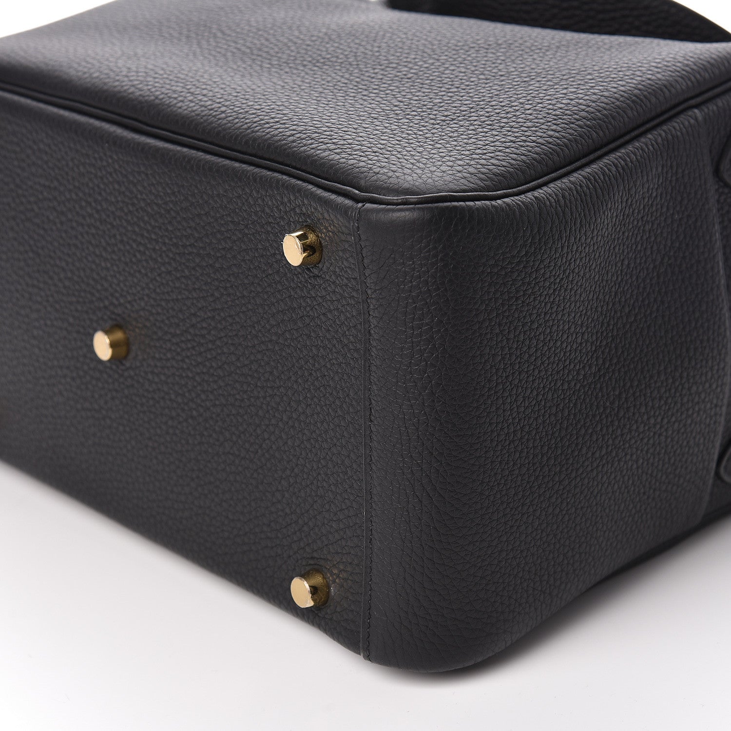 Hermes Taurillon Clemence Lindy 30 Black 9 of 10