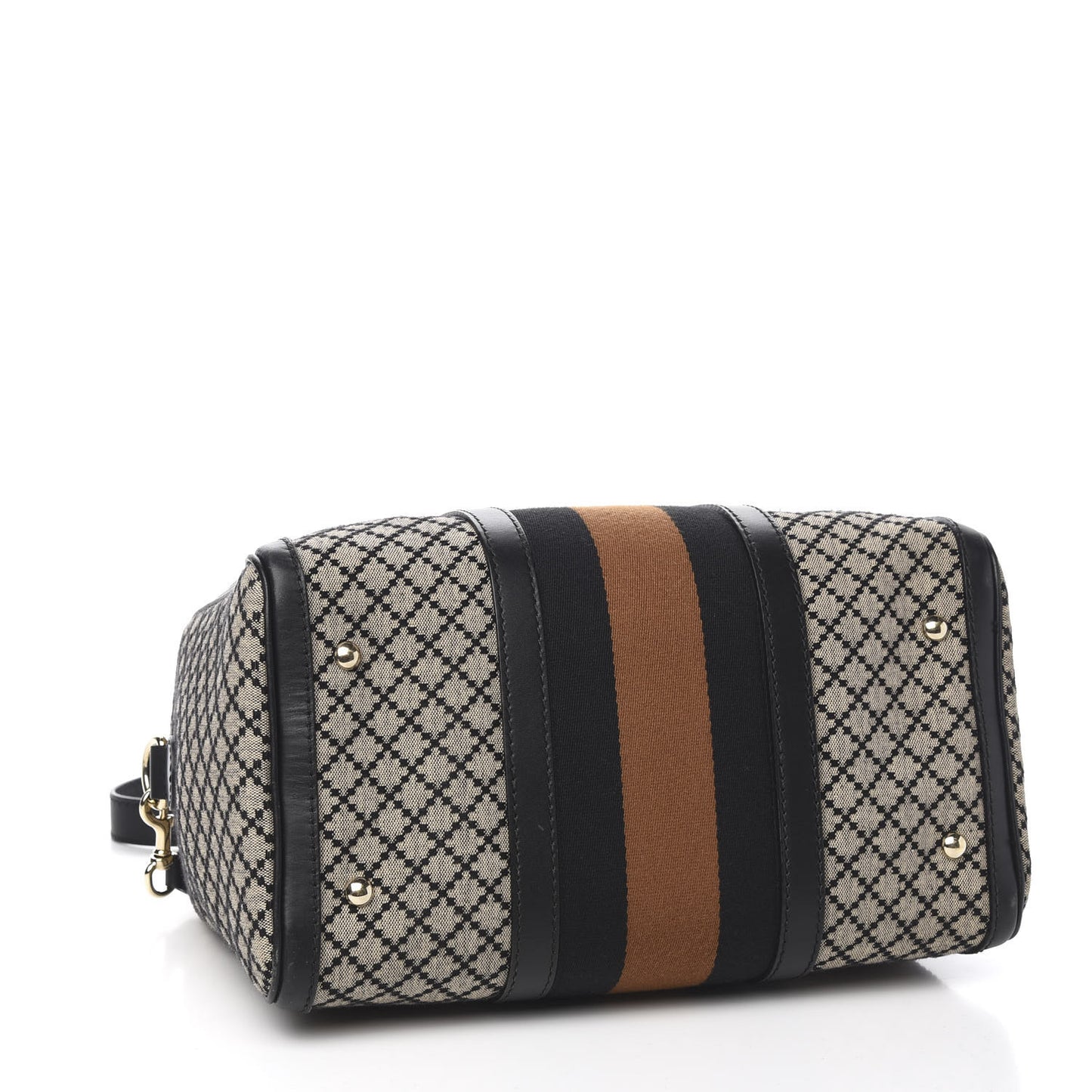Diamante Vintage Web Medium Boston Black