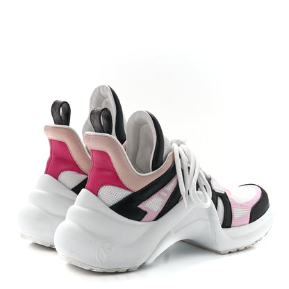 Louis Vuitton Calfskin Technical Nylon LV Archlight Sneaker 37 Rose Clair 4 of 8