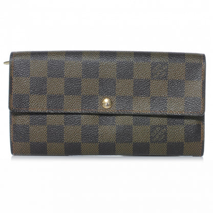 Louis Vuitton Damier Ebene Sarah Wallet 1 of 6