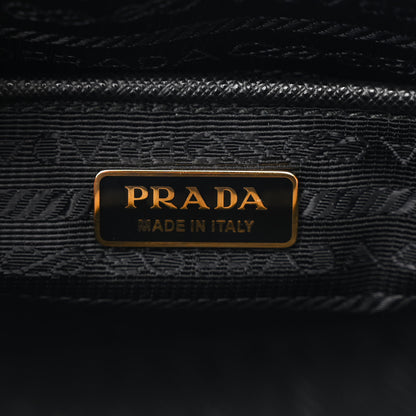 Prada Saffiano Lux Small Camera Crossbody Bag Black 6 of 10