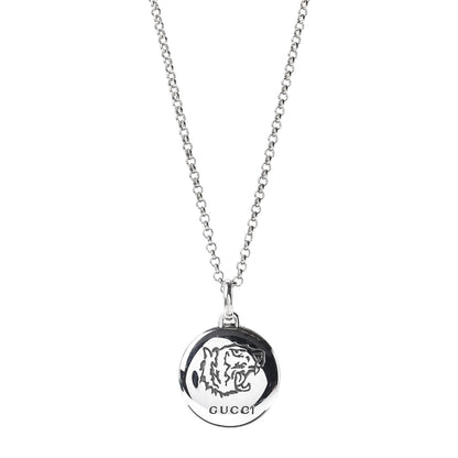 Gucci Sterling Silver Blind for Love Pendant Necklace 1 of 5