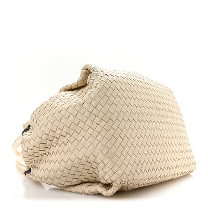 Bottega Veneta Nappa Intrecciato Parachute Bag White 4 of 10