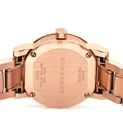 Burberry Stainless Steel 26mm Heritage Quartz Watch Rose BU9215 4 of 5