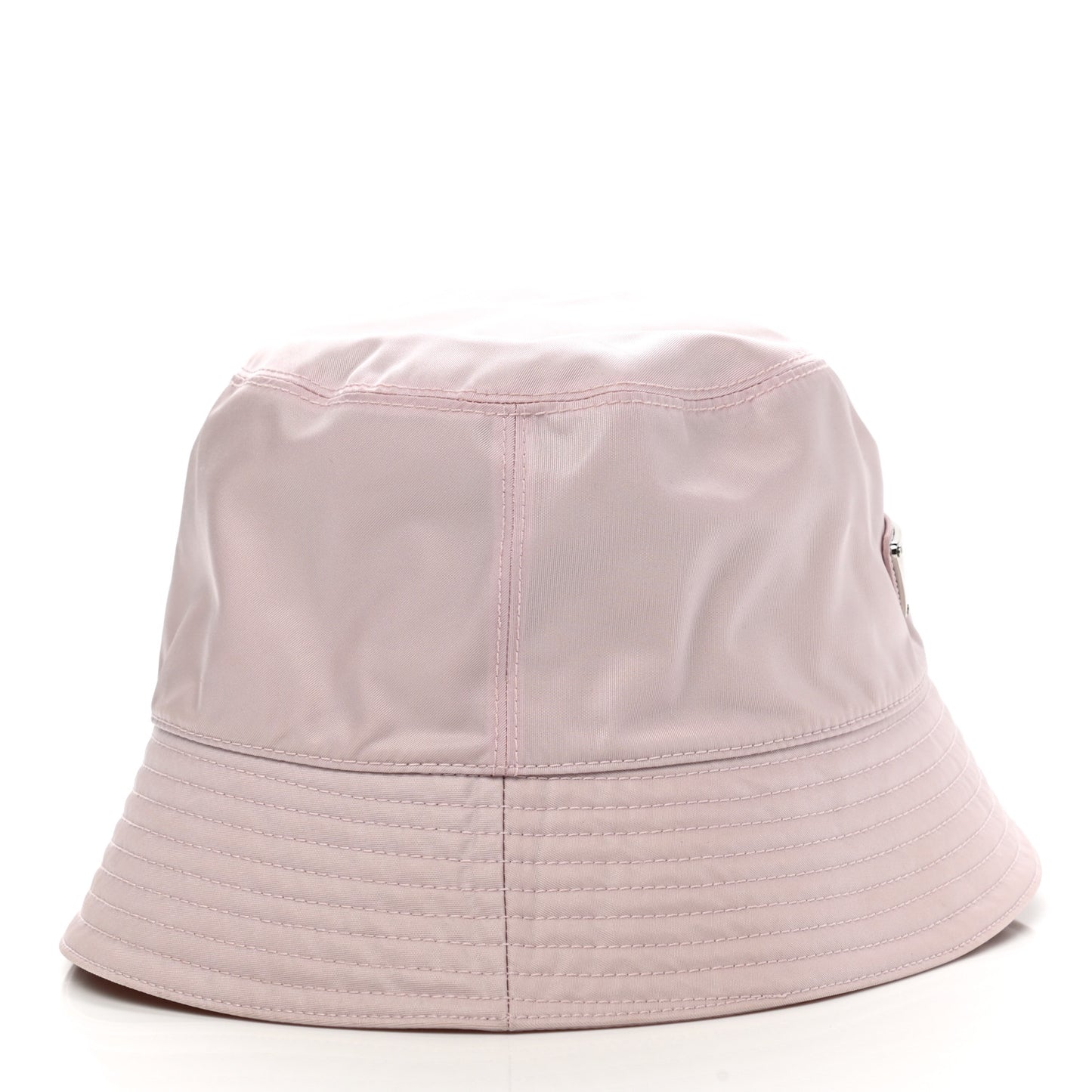Re-Nylon Metal Triangle Logo Womens Bucket Hat S Alabastro