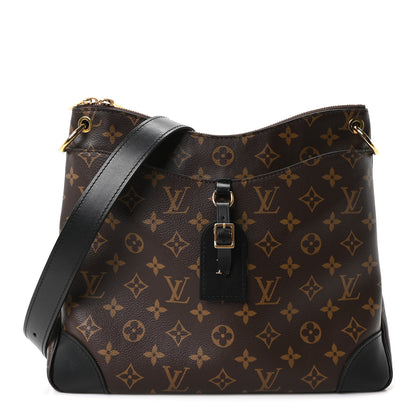 Louis Vuitton Monogram Odeon MM Black 1 of 8