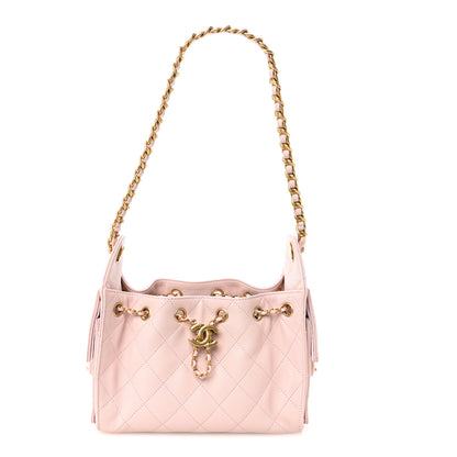 Chanel Caviar Quilted Mini Chanel 25 Handbag Light Pink 2 of 20