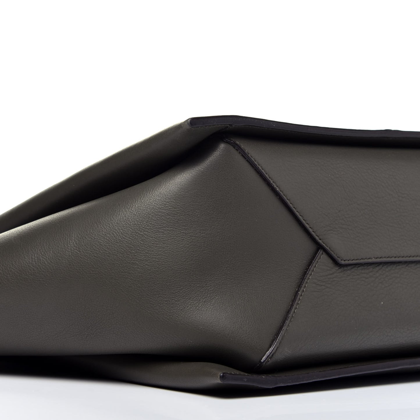 Calfskin Small Tri-Fold Shoulder Bag Anthracite