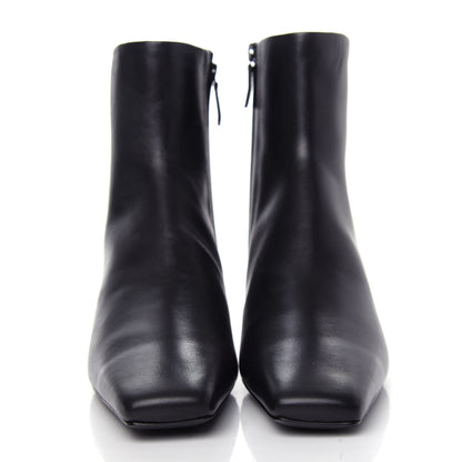 Balenciaga Sheepskin Typo Ankle Booties 40 Black 2 of 11