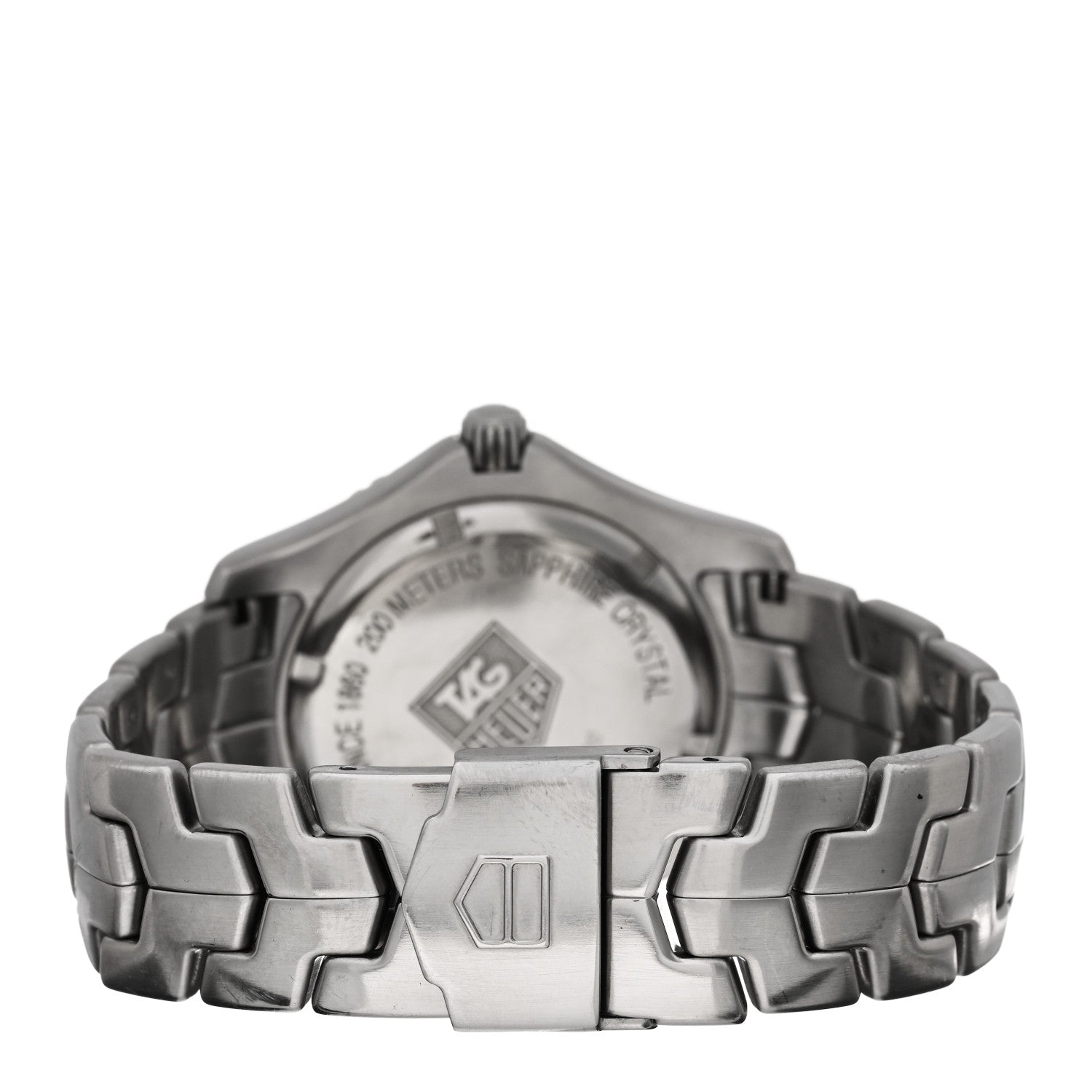 Tag Heuer Stainless Steel 39mm Link Quartz Watch Silver WJ111-0 3 of 5