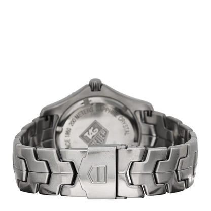 Tag Heuer Stainless Steel 39mm Link Quartz Watch Silver WJ111-0 3 of 5