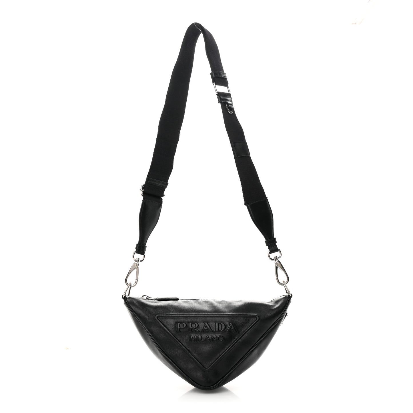 Grace Lux Triangle Shoulder Bag Black