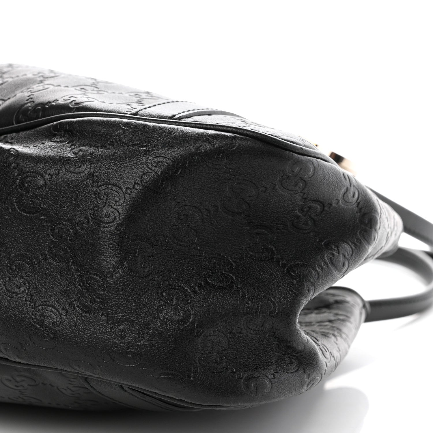 Gucci Guccissima Medium GG Twins Shoulder Bag Black 8 of 8