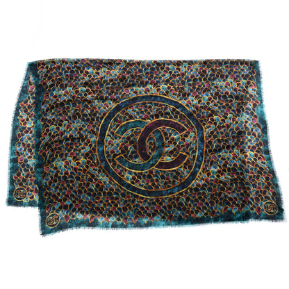 Chanel Cashmere CC Scarf Multicolor 2 of 4