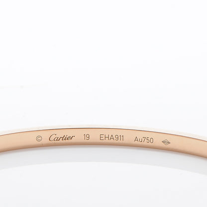 Cartier 18K Pink Gold Small LOVE Bracelet 19 4 of 6