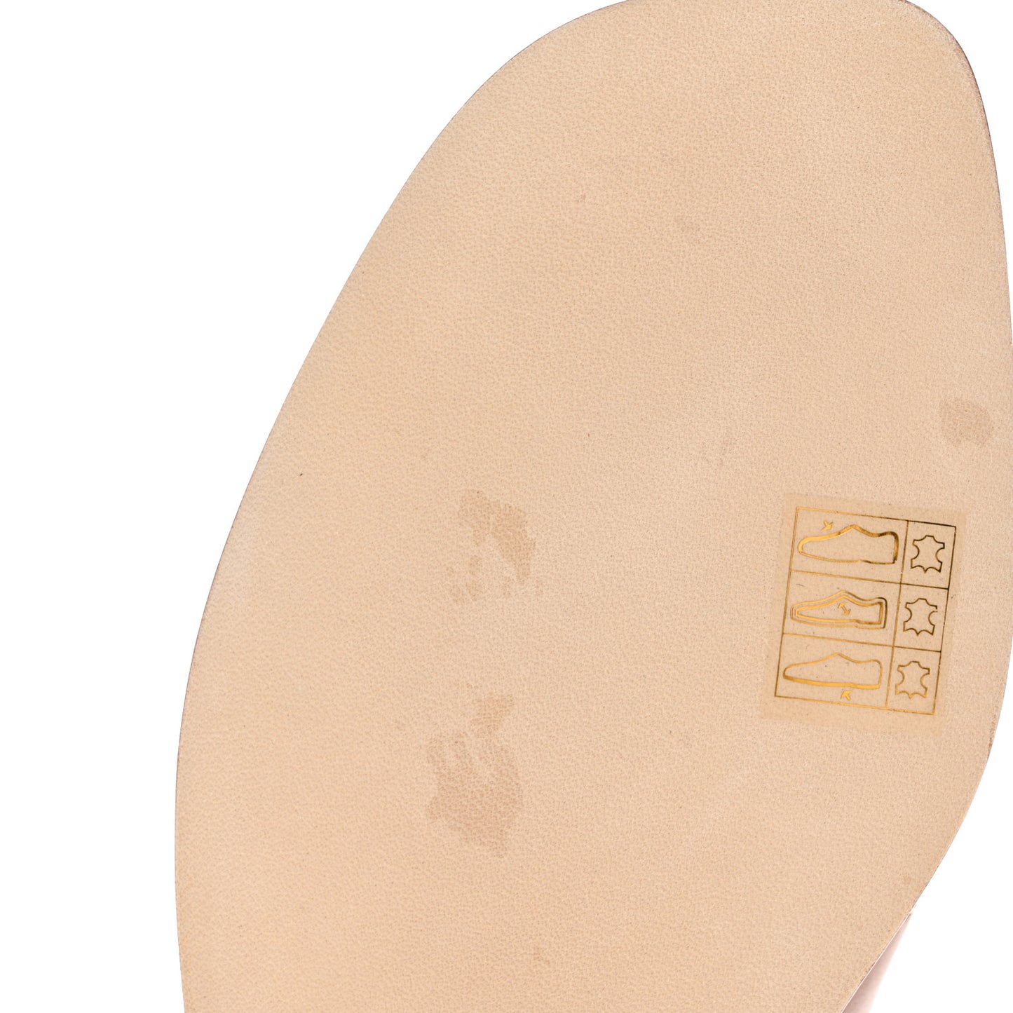 Box Calfskin Oran Sandals 38 Gold