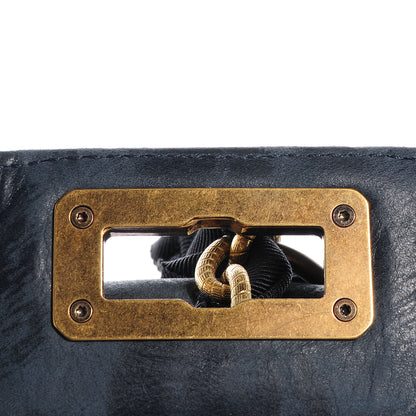 Lanvin Leather Leopard Print Medium Happy Blue 5 of 7