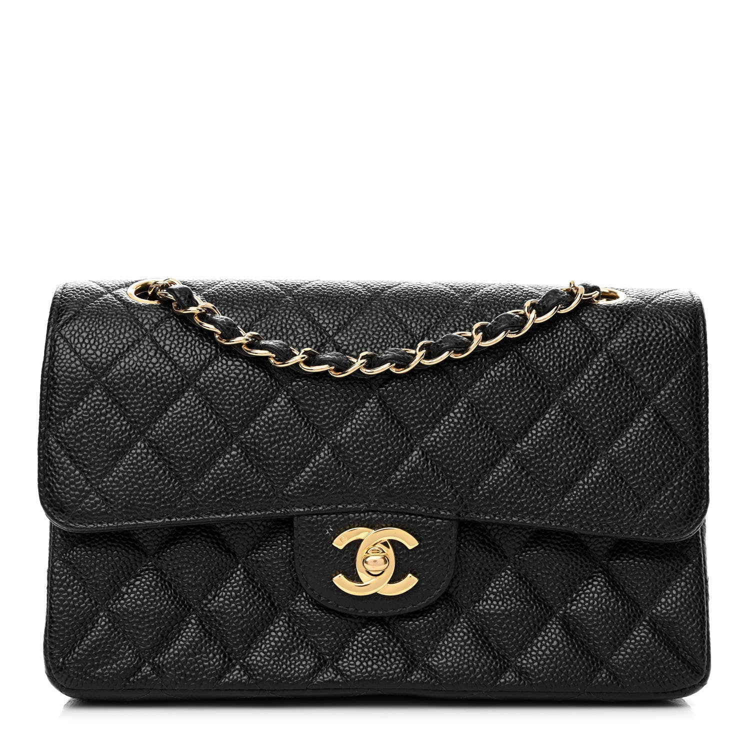 Chanel Caviar Quilted Small Double Flap Black 1 of 14