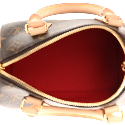 Louis Vuitton Monogram Speedy Bandouliere 20 Black 5 of 9