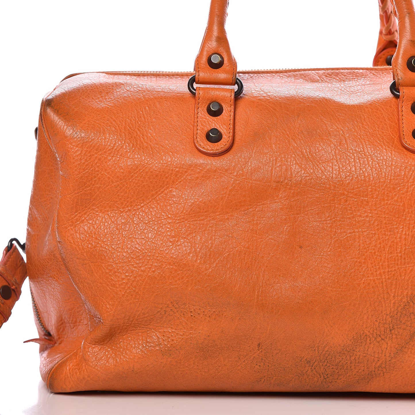 Agneau Classic Hardware Polly Tangerine