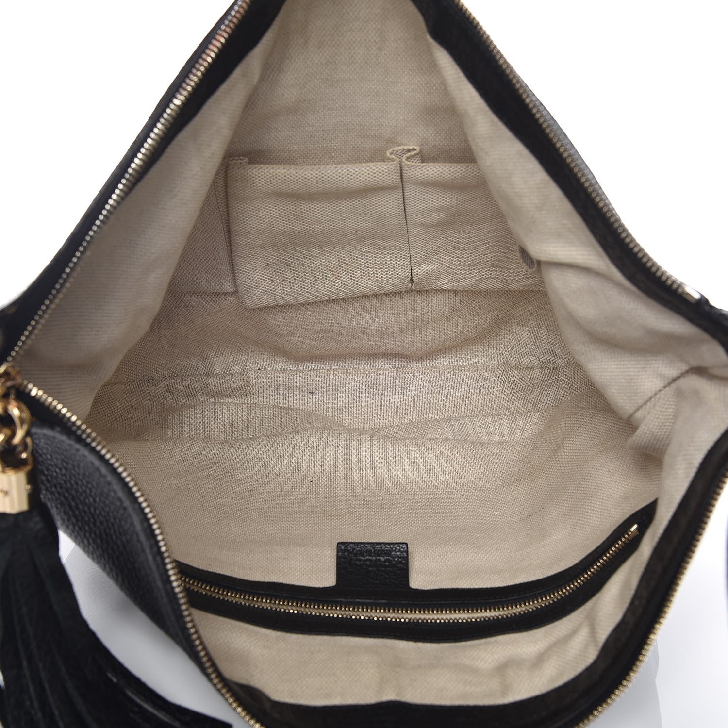 Gucci Pebbled Calfskin Medium Soho Hobo Black 5 of 12