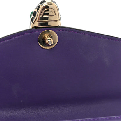 Bulgari Calfskin Serpenti Forever Crossbody Bag Amethyst 8 of 12