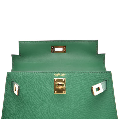 Hermes Epsom Mini Kelly Sellier 20 Cactus 16 of 30